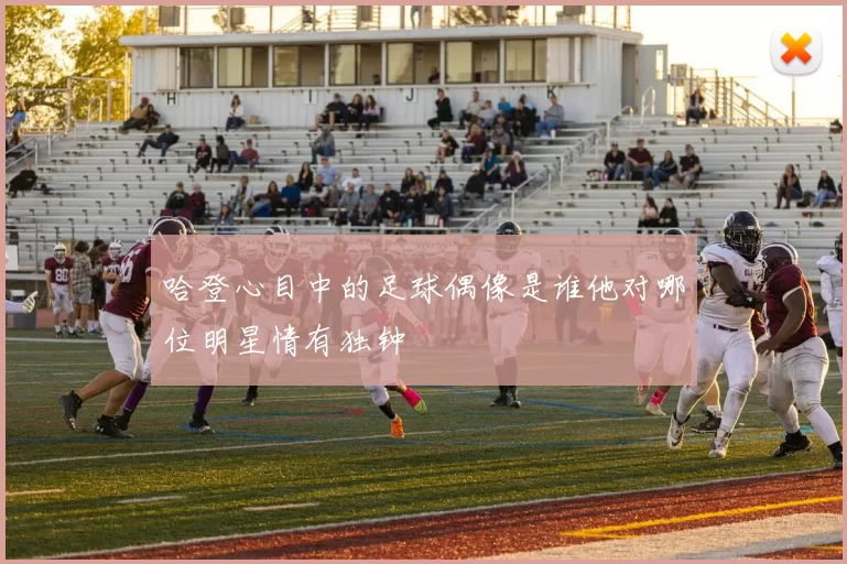 哈登心目中的足球偶像是谁他对哪位明星情有独钟